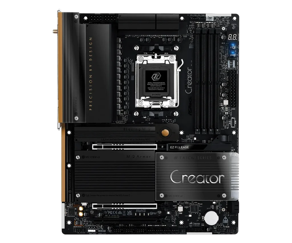 ASRock X870 Taichi Creator AM5 DDR5 E-ATX alaplap - Image 2